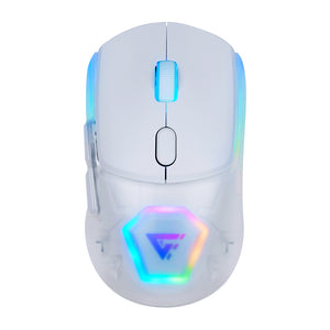 Game Factor MOW700-BK ratón Juego Ambidextro RF Wireless + Bluetooth + USB Type-A 26000 DPI