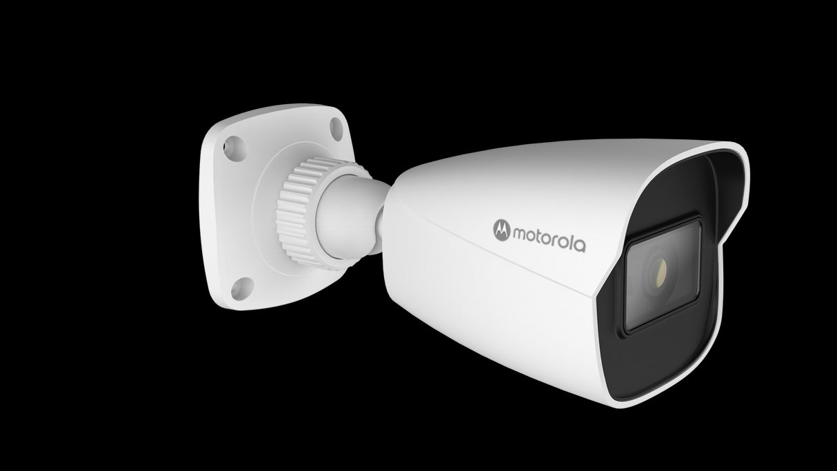 Cámara IP Motorola 5MP Bala, IP67, IK10, Analíticos 3D, MTIBM045701