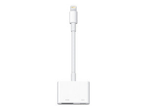 Apple MW2P3AM/A adaptador de cable de vídeo Lightning Blanco