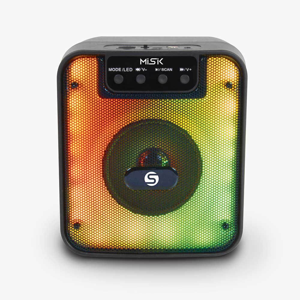 MISIK Bafle MS234 4" 20W, Bluetooth, USB, AUX, LED