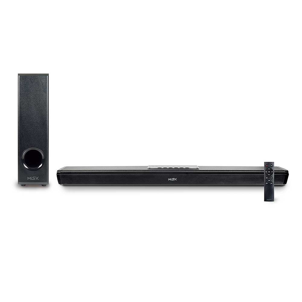 Misik MSB500 altavoz para barra de sonido Negro 2.1 canales 120 W, 12000 W, Separar, Inalámbrico