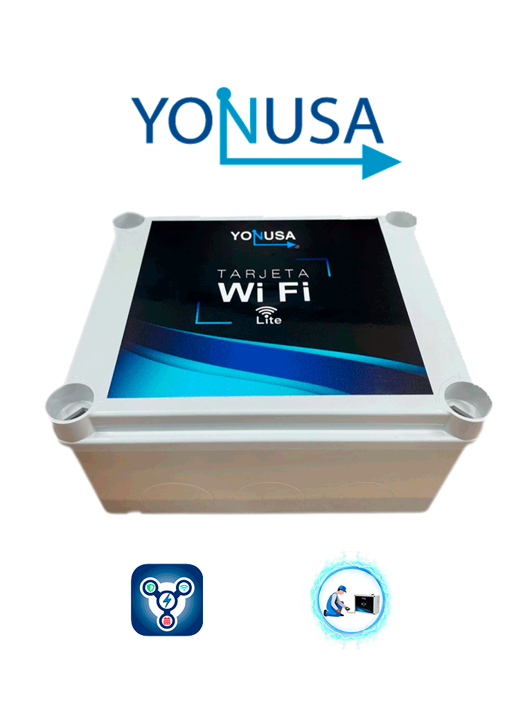 Módulo Wifi Lite YONUSAMWFLITE para energizadores NG, Alta Frecuencia y Doble Zona, App Yonusa Plus iOS/Android