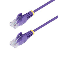 N6PAT10MPLS - StarTech.com Cable de Red Ethernet CAT6 Delgado sin Enganches Morado de 10m - Cable RJ45 Snagless Slim de 28AWG - Alambr