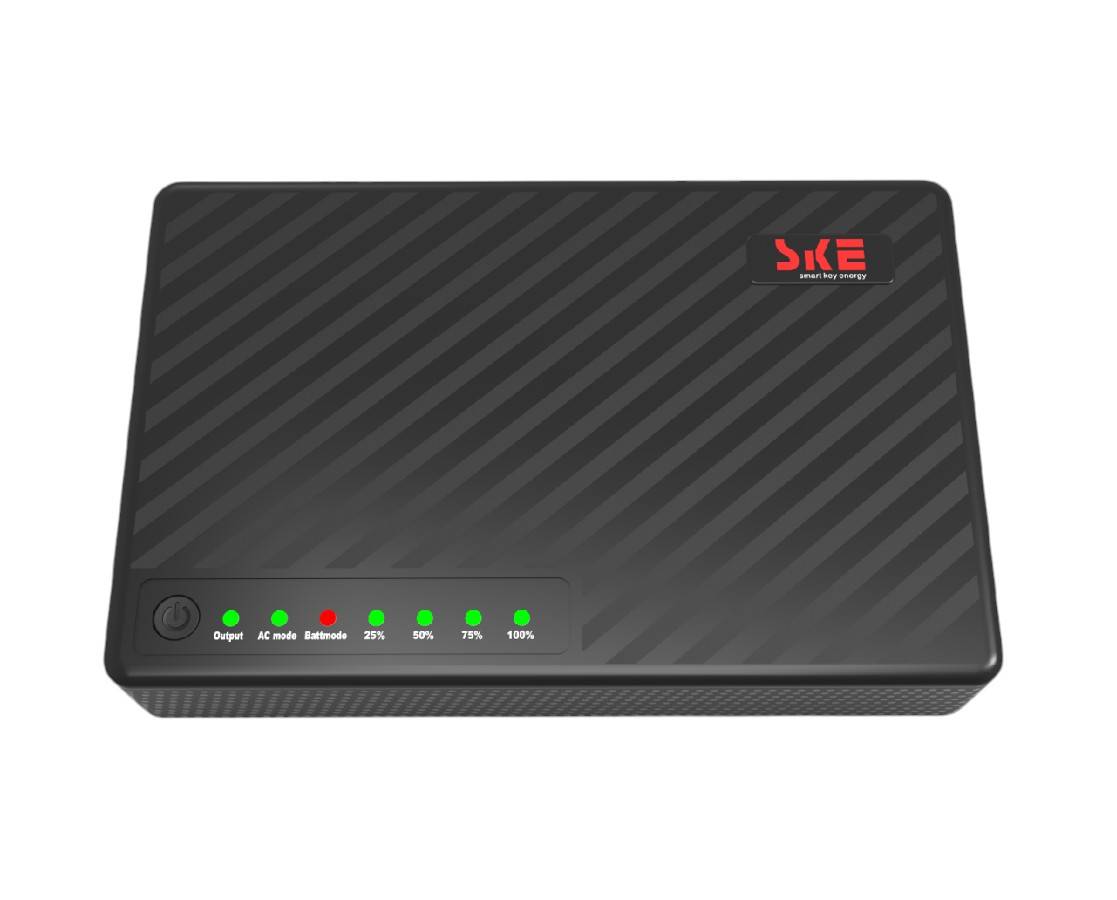 UPS SKE POE-30N con 8 Puertos RJ45 Gigabit, Capacidad de 1000VA, Montaje en Rack