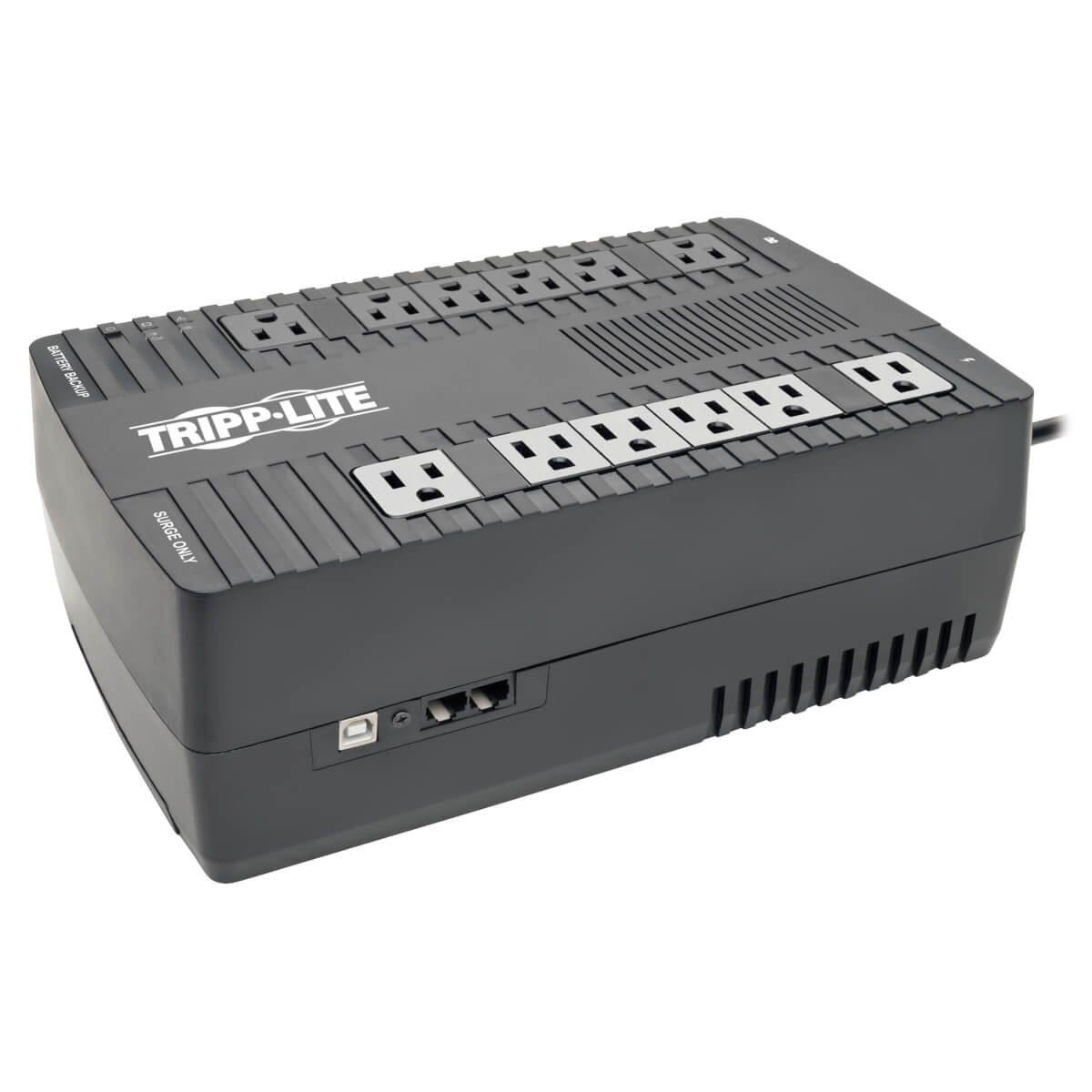 No Break / UPS TRIPP-LITE AVR900U 900VA 480W 6 Tomas 12h Recarga Negro Hogar/Oficina