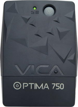Vica OPTIMA 750 sistema de alimentación ininterrumpida (UPS) 0.75 kVA 400 W 6 salidas AC, 127 V, 127 V, 120 V