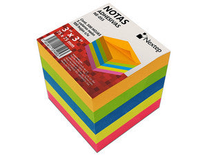 Bundle Notas Adhesivas Nextep 3x3 Neon 5 Bloques 500Hojas Cont. 6Piezas