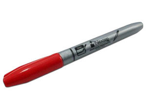 BUNDLE MARCADOR PERMANENTE NEXTEP PUNTA FINA 2 MM. ROJO C/12 CONT. 2 PIEZAS