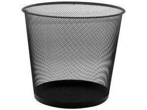 CESTO DE MALLA NEXTEP NE-165RG REDONDO CAP 20L, 30.5CM DIAMETRO, 34.5CM ALTURA, COLOR NEGRO