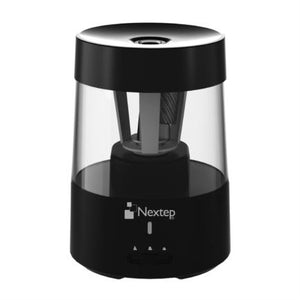 Nextep NE-181R sacapuntas Sacapuntas eléctrico Negro, Transparente