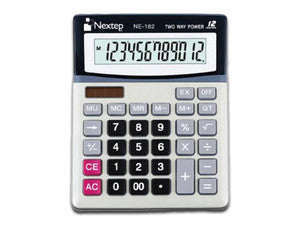 BUNDLE Calculadora Nextep 12 Digitos Escritorio Solar/Bateria CONT. 2 PIEZAS