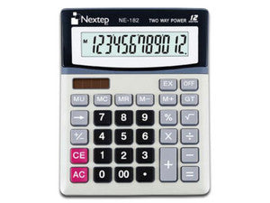 Nextep NE-182 calculadora Bolsillo Calculadora básica Negro, Gris