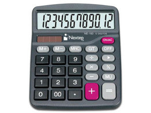 Nextep NE-183 calculadora Bolsillo Calculadora básica Negro