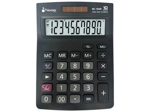 CALCULADORA NEXTEP 10 DIGITOS SEMI ESCRITORIO BATERIA/SOLAR NE-184N