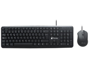 Teclado Alambrico Nextep Resistente a Salpicaduras USB