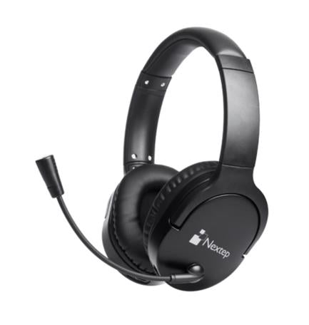 Nextep NE-424 audífono y auriculare Audífonos Inalámbrico Diadema Llamadas/Música Bluetooth Negro
