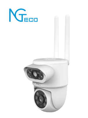 ZKTECO Cámara PTZ WiFi SH01-C8AN, 4MP, Lente Dual, Detección Humana