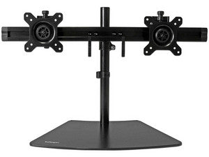 Soporte para Dos Monitores Ajustable, 360 Grados de Rotación, Acero Resistente