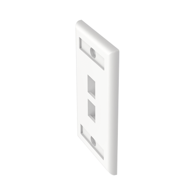 Panduit Faceplate NK2FWHY, 2 Puertos, Color Blanco, Compatible con Módulo Keystone