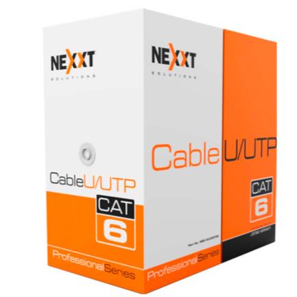 CABLE NEXXT SOLUTIONS Cat6 23AWG UTP CMR Azul 305m/1000ft Ethernet Gigabit