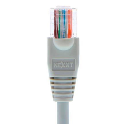 Cable de Conexion Nexxt Solutions Cat5e 90 cm Gris, 1 Gbps, UTP, RJ45