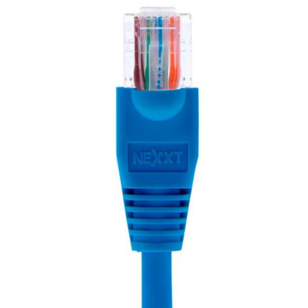 Cable de Conexión Nexxt Solutions Cat5e 100 MHz 90 cm 24 AWG Azul Ethernet