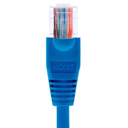 Cable de Conexión Nexxt Solutions Cat5e 100 MHz 2.31m 24 AWG Azul Ethernet Gigabit 1Gbps