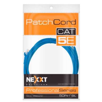Cable de Conexión Nexxt Solutions Cat5e 100 MHz 15.24 m 24 AWG Azul