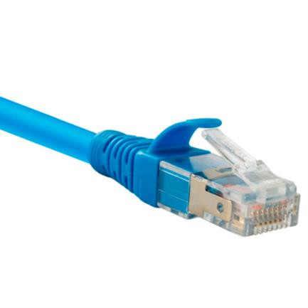 Cable de Conexion Nexxt Solutions U/UTP Cat6A 2 10 Mts LSZH, Azul, 10 Gbps, 500 MHz, Baja Toxicidad