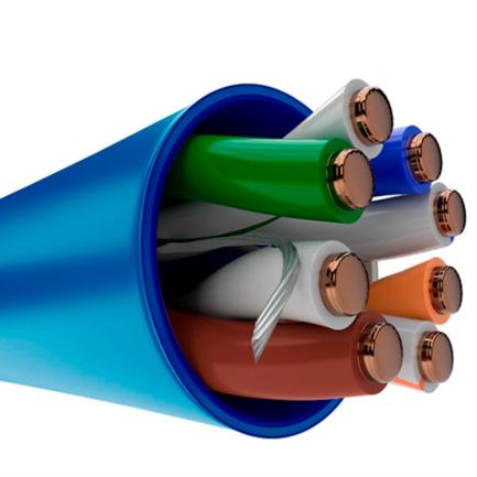 CABLE NEXXT SOLUTIONS Cat5e UTP 24AWG 4P 305m Azul, Instalaciones de Red Gigabit