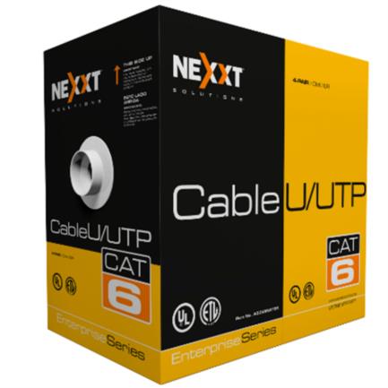 CABLE NEXXT SOLUTIONS Nexxt Cat6 UTP 23AWG 305m Azul, Cable Ethernet 1Gbps 4 Pares