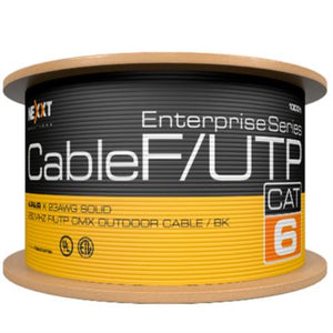 Nexxt Solutions AB356NXT07 cable de red Negro 305 m Cat6 F/UTP (FTP)