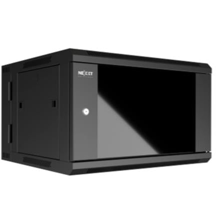 Gabinete de pared Nexxt Solutions 12U 600x550mm, Abatible, 2 Ranuras Ventilador