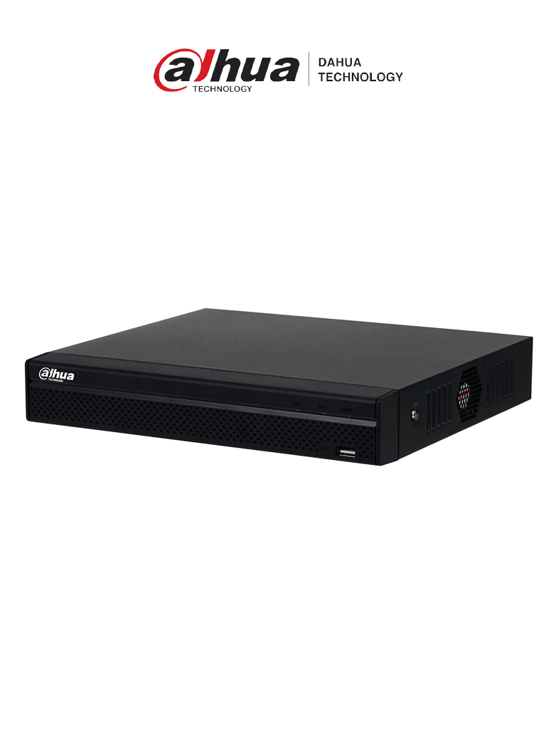 Dahua DHI-NVR4108HS-8P-4KS3: NVR 8 MP 4K, 8 Canales IP, 8 Puertos PoE, 160 Mbps, H.265, 1 Bahía HDD, WizSense, HDMI 4K, VGA