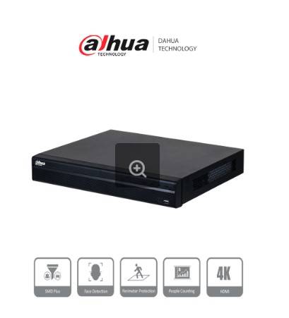 Grabador de Video en Red Dahua Technology DHI-NVR4232-4KS3, 32 Canales, 4K Ultra HD, H.265