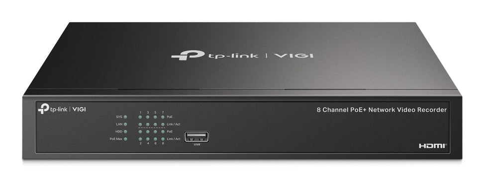VIGI NVR1008H-8P - Grabadores Digitales NVR TP-LINK VIGI NVR1008H-8P