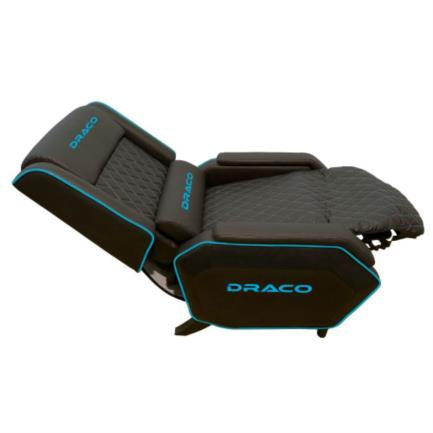 Sofá Gamer Reclinable Dragon Xt Modelo Draco Color Negro-Azul FullOffice.com