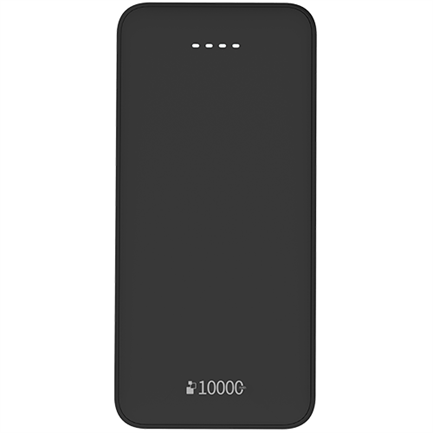 Power Bank 10000 mAh con Carga Inalámbrica, 2 Puertos USB-A y Tipo-C