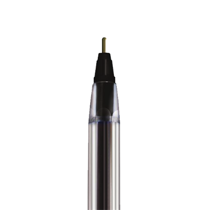 Bolígrafo Nextep Pro-Tip Negro 1mm Medio c/12, Tinta Permanente, Punta de Acero