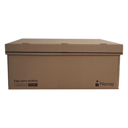 Caja Archivo Económica Nextep Oficio 12 Unidades, Resistente, Apilable