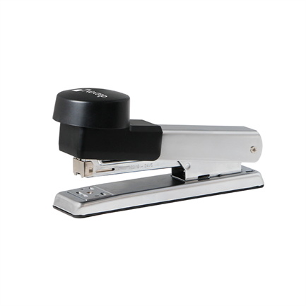 Engrapadora Nextep de Golpe Media Tira, Capacidad 100 Hojas, Tipo de Grapas 26/6, Color Gris