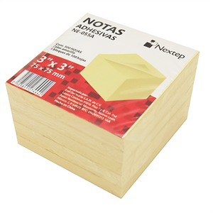 Nextep NE-055A nota autoadhesiva Plaza Amarillo 100 hojas Autoadhesivo