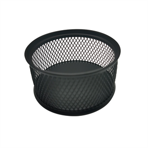 Porta Clips Malla Metálica Nextep 8 x 4 cm, Organizador Escritorio Oficina, Negro
