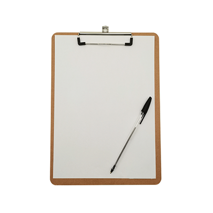 Tabla de Madera Nextep Carta con Clip Alambre, Económica, 30x45 cm