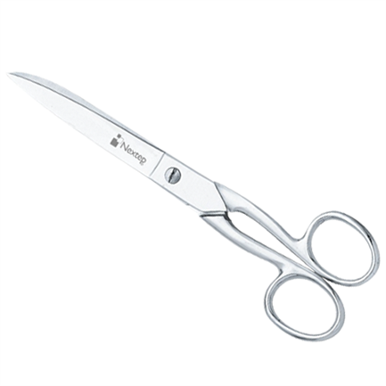 Tijeras Nextep Forjadas de Acero Inoxidable, 6.75”, Alta Precisión y Durabilidad para Uso Profesional