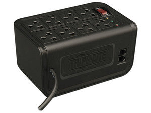 Regulador de Voltaje de 1200VA con 8 contactos y supresión de sobretensiones