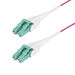 OM4RLCLC15M - StarTech.com Cable de Fibra Óptica Multimodo OM4 LC a LC UPC de 15m - 50/125µm - 40G/100G - Violeta Érica - LOMMF/VCSE -