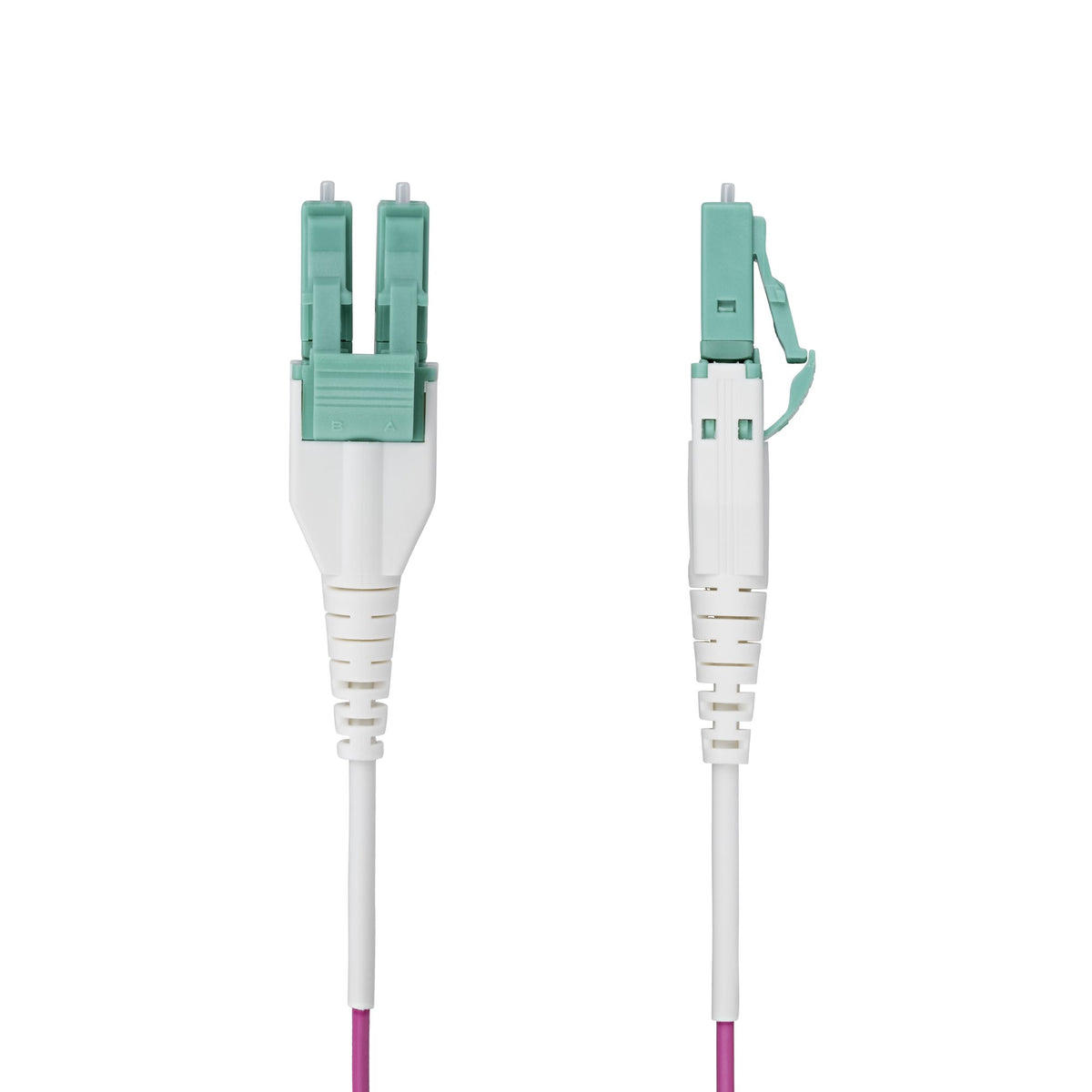 OM4RLCLC15M - StarTech.com Cable de Fibra Óptica Multimodo OM4 LC a LC UPC de 15m - 50/125µm - 40G/100G - Violeta Érica - LOMMF/VCSE -
