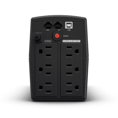 UPS CYBERPOWER BASIC OM900ATLCD 900VA/45W-TORRE-33 MINUTOS STAN BY 120V AC ENTRADA 120V AC SALIDA 8xNEMA 5-15R