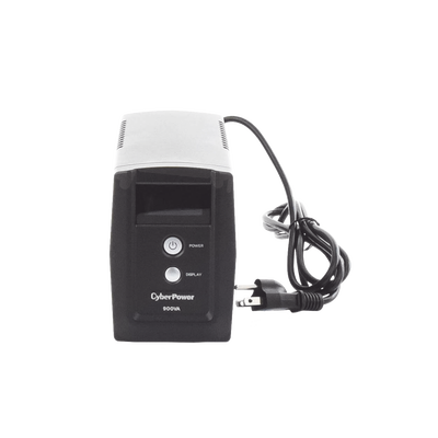UPS CYBERPOWER BASIC OM900ATLCD 900VA/45W-TORRE-33 MINUTOS STAN BY 120V AC ENTRADA 120V AC SALIDA 8xNEMA 5-15R